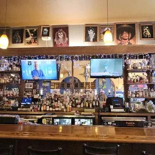 Wide view of bar