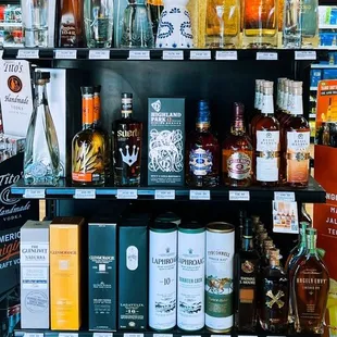 Amazing choices of tequila