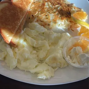 Toast egg whites and browns