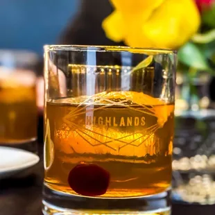 Smoked old fashioned