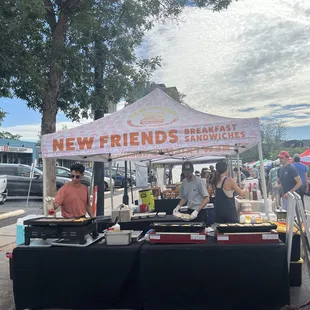 New friend's breakfast sandwiches