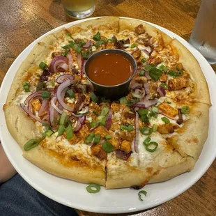 Buffalo chicken pizza