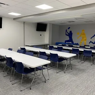 A double room for parties at Highlands Sports Complex.