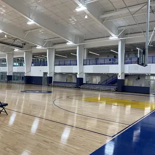 The fieldhouse at Highlands Sports Complex.