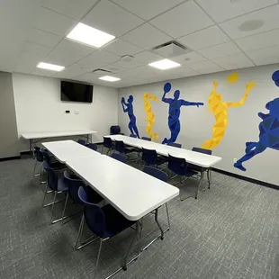 A single room for parties at Highlands Sports Complex.