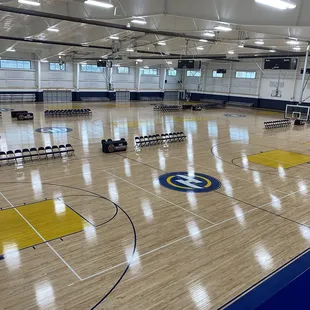 The fieldhouse at Highlands Sports Complex.