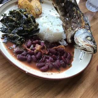 Fried Whole Branzino Fish
