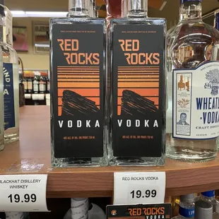 Red Rocks Vodka: Really Smooth, cheap, and Local. My new go to vodka!