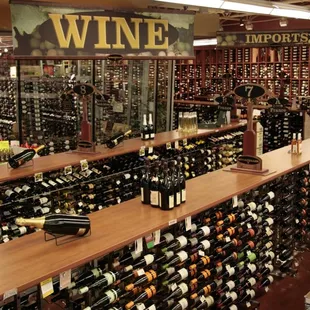 Our selection is amazing. Let our knowledgeable and friendly staff help you find that special bottle.