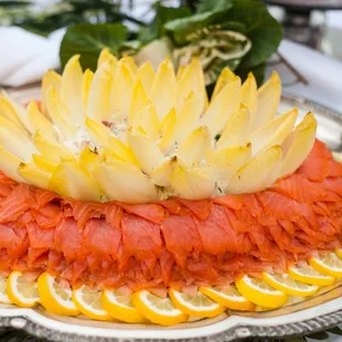Norwegian Smoked Salmon &amp; Belgian Endive Display