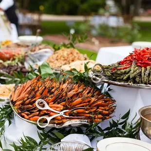 Grilled Vegetable Display