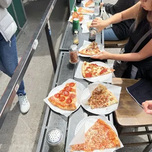 Pizza lineup