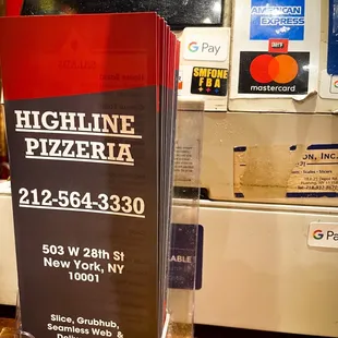 Takes cash and credit