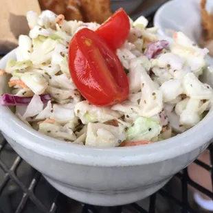 Yummy coleslaw.