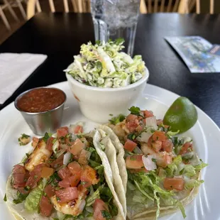 Shrimp tacos!