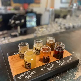 a selection of beers