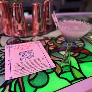 Flutterwacken Flowers a gin cocktail very good!