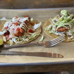 Lupe&apos;s Fish Tacos &amp; Del Mar Blackened Shrimp Tacos