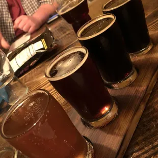 Beer flight. 4 for $7 or 6 for $10