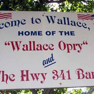 welcome sign