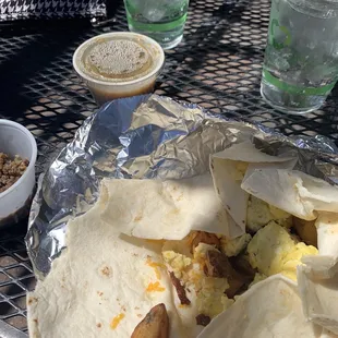 Breakfast burrito