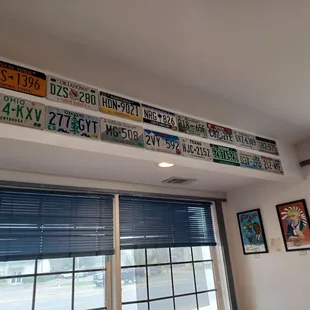 Cute license plate decorations