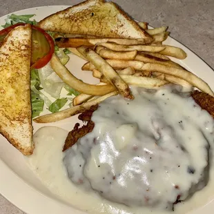 Chicken fried steak plate...