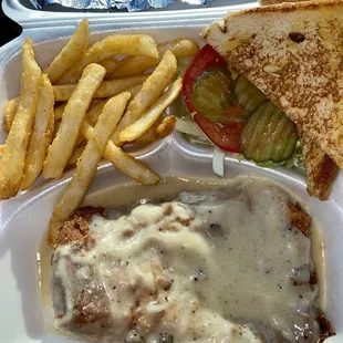 Chicken fried chicken plate...