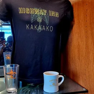 Display by the entrance of Highway Inn.