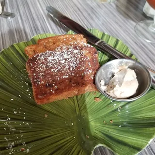 House-Baked Grilled Banana Bread (Three Slices)