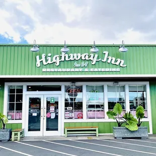 Front of restaurant