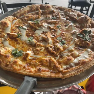 Buffalo Chicken Ranch Pizza