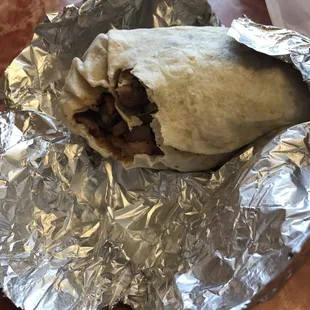 burrito before