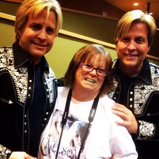 Me with Matthew &amp; Gunnar Nelson after their show at Higley Center For The Performing Arts