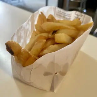 They underfilled the fry bag - not cool