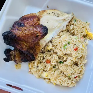 Arroz Chaufa Con Pollo a La Brasa