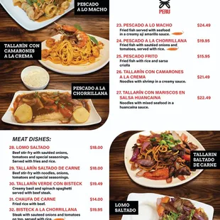 New menu