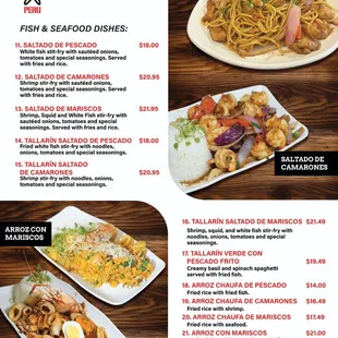 New menu