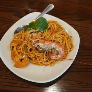 pasta dish, pasta, food