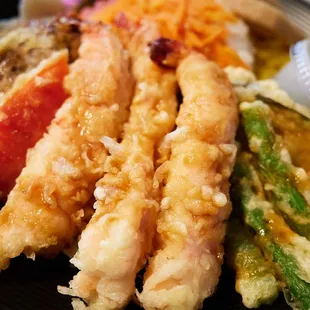 IG Special - Tendon (3 shrimp, bell pepper, green beans, Okinawa sweet potato)