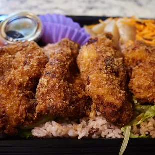 Miso marinated chicken katsu