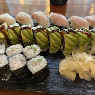 Caterpillar, Yellowtail, nigiri