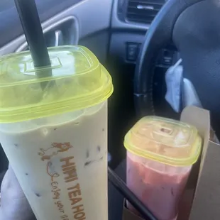 Strawberry Milk Boba Matcha Boba