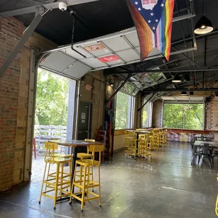 inside looking at the patio. pride :)