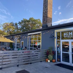 Indoor and outdoor seating. Dog friendly patio.