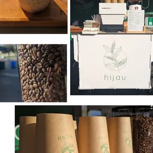 Freshly grinder and pulled espresso at the farmers market