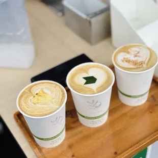 Nastar latter, Pandan latte, Klepon latte