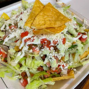 Nachos (escoje cualquier carne)