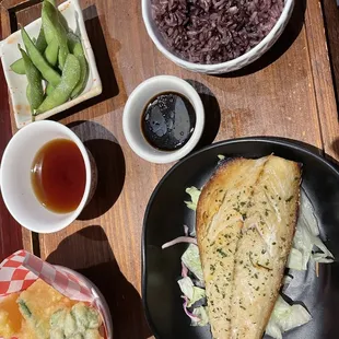 Omakase with mackerel- I love having many small dishes in one meal.