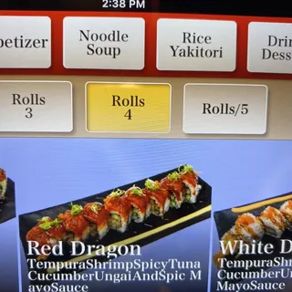 Red Dragon Roll